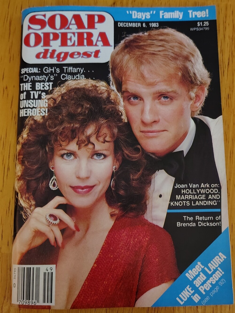 Soap Opera Digest December 6 1983 Terry Lester Brenda Dickson Jack Jill Y&R